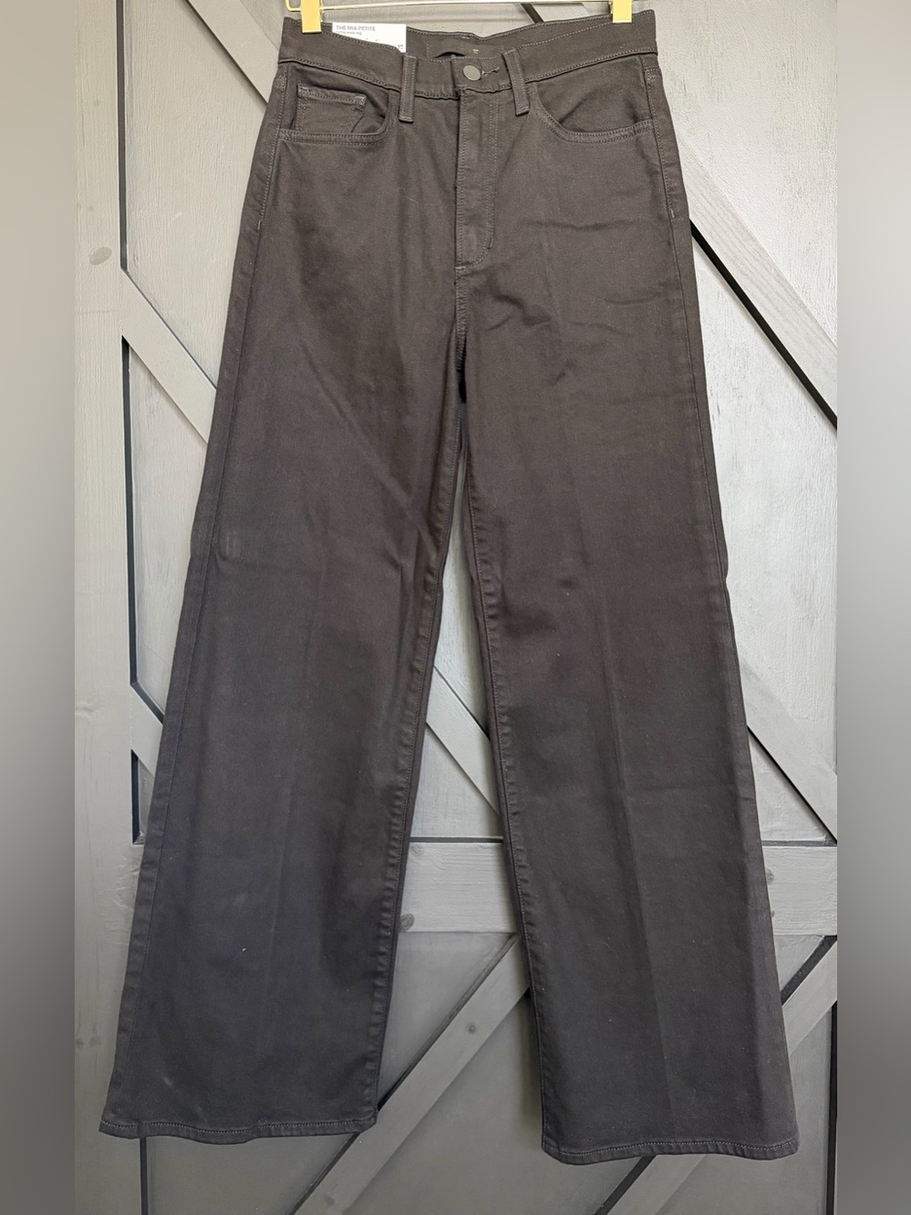 NWT Joe’s Jeans The Mia Petite High Rise Wide Leg Jeans in Black, Size 26 - Picture 8 of 13